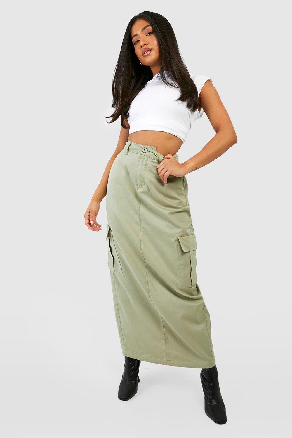 High waisted outlet skirt petite